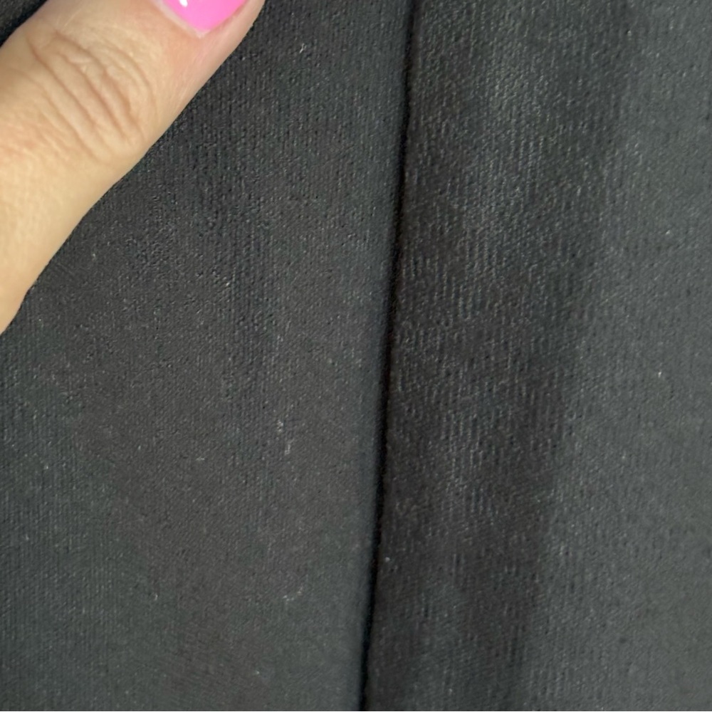 Eileen Fisher Black Textured‎ Open Front Office Drape Blazer Longline Women’s XL - Picture 3 of 6